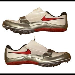 Nike Shoes Mens Zoom Rival Brother 2 Track Field Cleats White Spike W/spikes 10